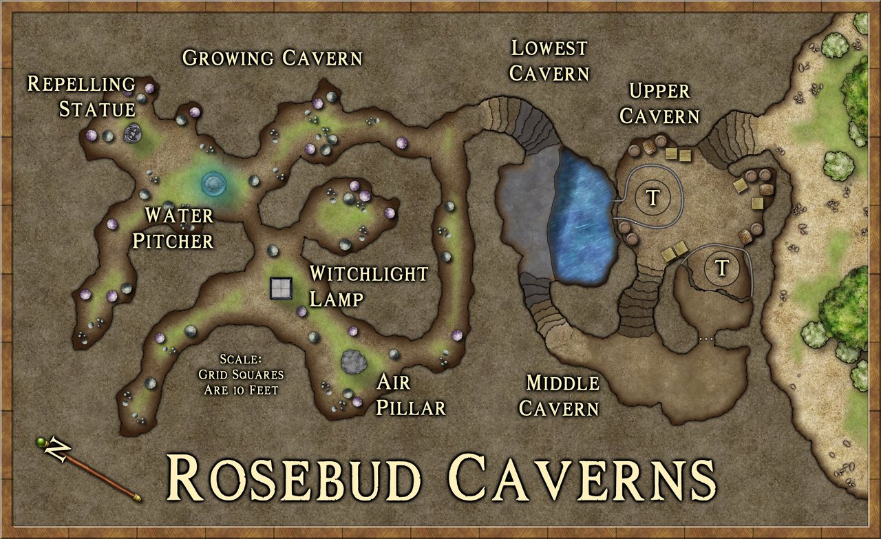 Nibirum Map: rosebud caverns by Wyvern